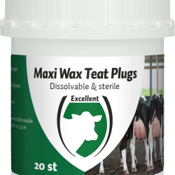 Excellent Maxi Wax Teat plugs - Ref TEPE0003F - EAN 8716759551565 - Livraison rapide