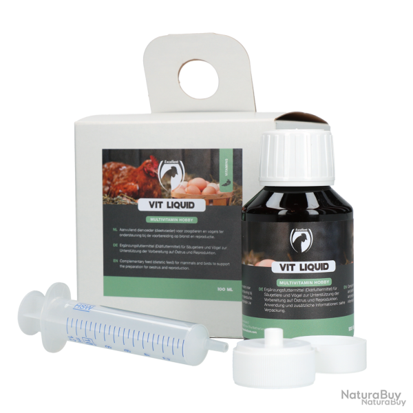 Excellent Vit Liquid Multivitamin Hobby - Ref VITL00100 - EAN 8716759566910 - Livraison rapide