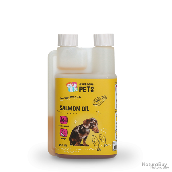 Excellent Pets Dog Salmon Oil - Ref BROK0001 - EAN 8716759500778 - Livraison rapide