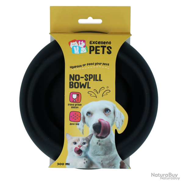 Excellent Pets No-Spill Bowl 300ml - Ref EXCE7055D - EAN 8716759647725 - Livraison rapide