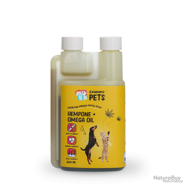 Excellent Pets HempOne + Omega Oil - Ref PERR181892 - EAN 8716759588462 - Livraison rapide