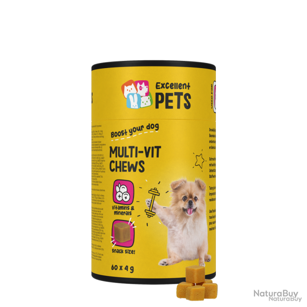 Excellent Pets Multi-Vit Chews - Ref SMUL5060A - EAN 8716759643871 - Livraison rapide