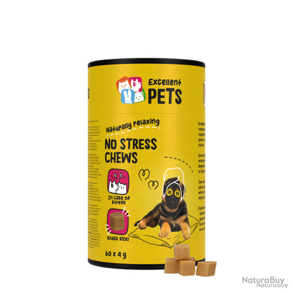 Excellent Pets No Stress Soft Chews - Ref ZOOV5010A - EAN 8716759643321 - Livraison rapide