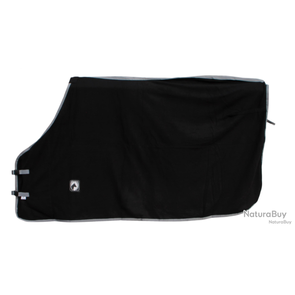 Excellent Fleece Rug black/grey 135/185cm - Ref DEKE000235 - EAN 8716759506787 - Unbranded