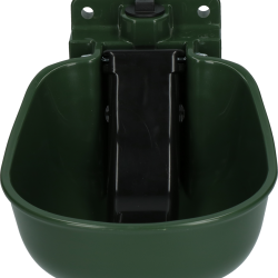 Water Bowl Plastic with spoon green - Ref DRIN001A - EAN 4018653937259 - Unbranded