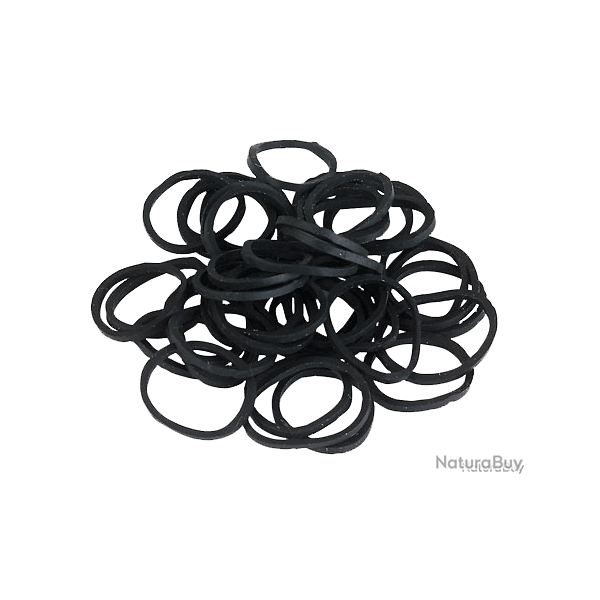 Elastic bands black - Ref ELAS0102 - EAN 4018653047576 - Unbranded