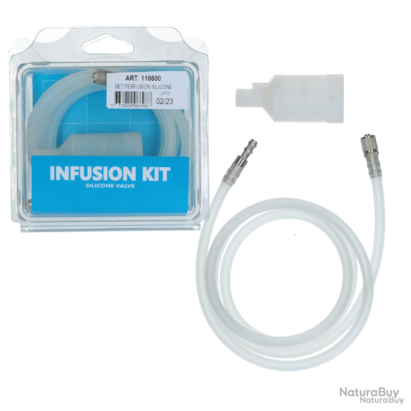 Kit de perfusion en silicone - Ref INFU0002B - EAN 3338020066988 - Unbranded