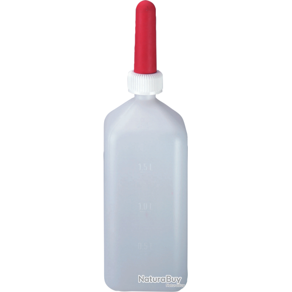 Calf drinking bottle + Teat 2 l - Ref KALF000 - EAN 4018653140260 - Unbranded