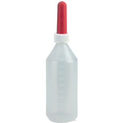 Calf drinking bottle + Teat 1 l - Ref KALF0000 - EAN 4018653140253 - Unbranded