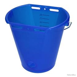 Calf bucket white transparent 2-sided flat - Ref KALF0012L - EAN 4018653142691 - Unbranded