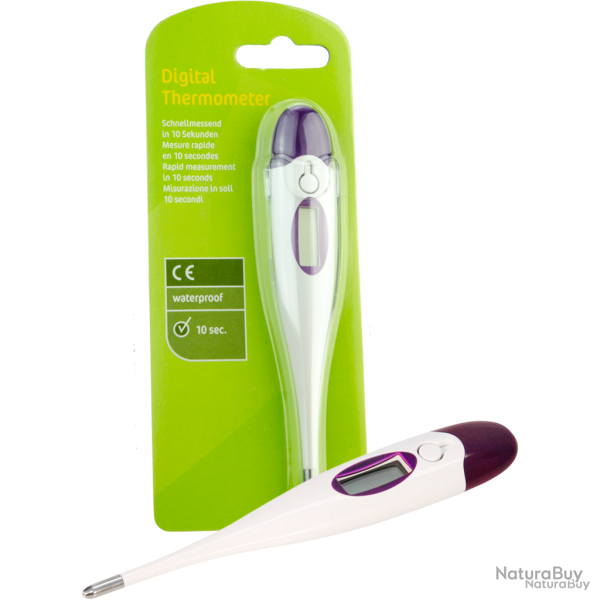 Clinical thermometer digital - Ref KOOR0002 - EAN 4018653210369 - Unbranded