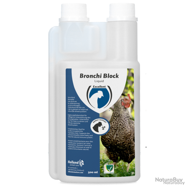 Bronchi Block liquid for poultry - Ref KOUD0003 - EAN 8716759599871 - Unbranded