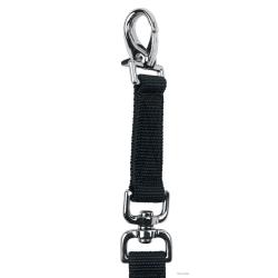 Lunge lux black with snap hook - Ref LONG0001 - EAN 4018653321485 - Unbranded