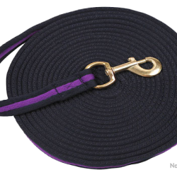 Lunge Whip soft lux black with muskuton 8 m - Ref LONG0004 - EAN 4018653003879 - Unbranded