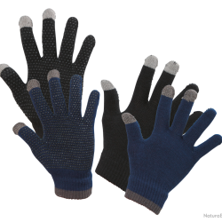 Riding glove Magic Touch Black 1size4all - Ref RIJH0005K - EAN 4018653048061 - Unbranded