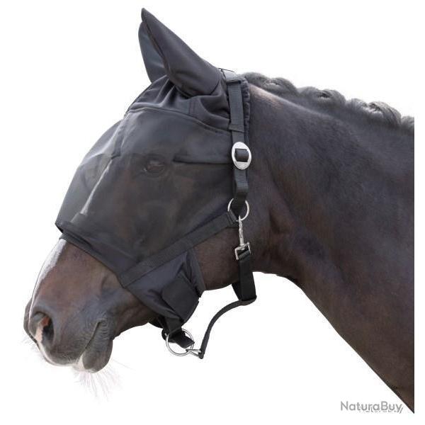 Halter with integrated fly mask - Ref VLIE00403C - EAN 4018653289785 - Unbranded