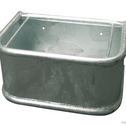 Feed Trough Horse galvanized steel 45x34x24cm RH - Ref VOERB007 - EAN 4018653324837 - Unbranded