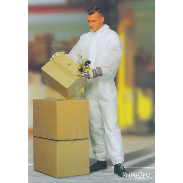 Disposable coverall + hood XL PP - Ref WEGW00008 - EAN 8716244018535 - Unbranded