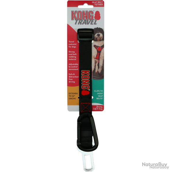 KONG Seat Belt Tether - Ref KONG9465 - EAN 5060519568243 - Livraison rapide