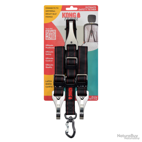 KONG Ultimate Safety Tether - Ref KONG9853 - EAN 5060739192396 - Livraison rapide