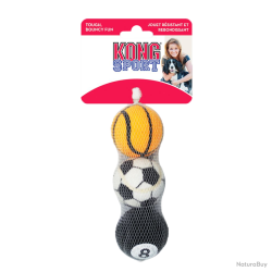 KONG Sport Balls Assorti - Ref KONGABS2E - EAN 0035585775630 - Livraison rapide