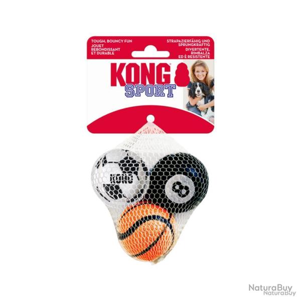KONG Sport Balls Assorti - Ref KONGABS3E - EAN 0035585775647 - Livraison rapide