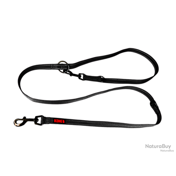 KONG Adjustable Leash - Ref KONGALMDBK - EAN 0047181157307 - Livraison rapide