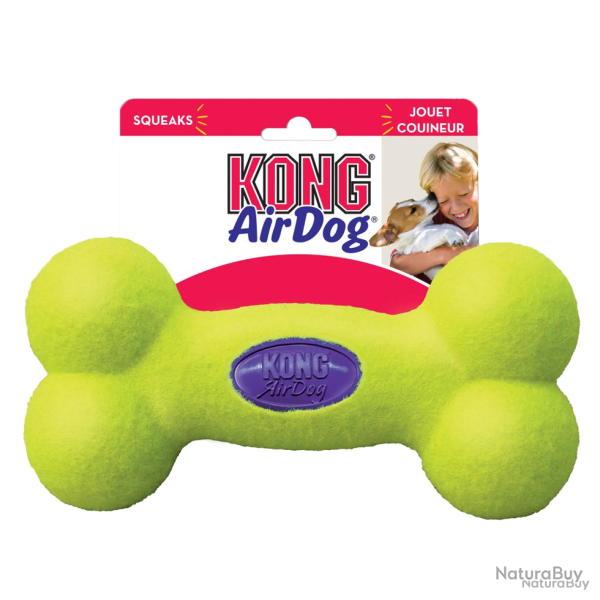 KONG Airdog� Squeaker Bone - Ref KONGASB2E - EAN 0035585775296 - Livraison rapide