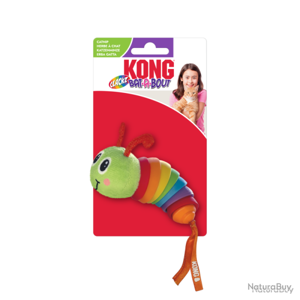 KONG Bat-A-Bout Clackz - Ref KONGCA475E - EAN 0035585530093 - Livraison rapide