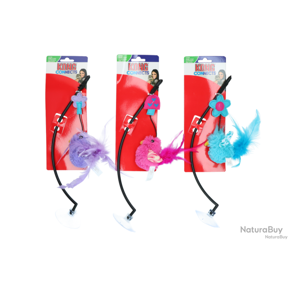 KONG Connects Window Teaser Assorted - Ref KONGCAT45E - EAN 0035585334219 - Livraison rapide