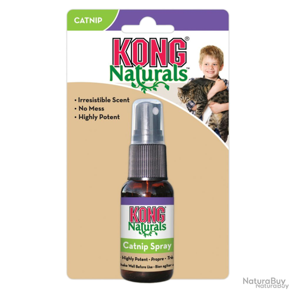 KONG Naturals Catnip Spray - Ref KONGCCSE - EAN 0035585211220 - Livraison rapide