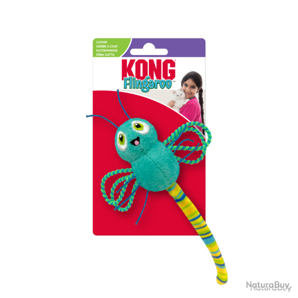KONG Flingaroo Dragonfly Assorted - Ref KONGCFL8E - EAN 0035585517070 - Livraison rapide