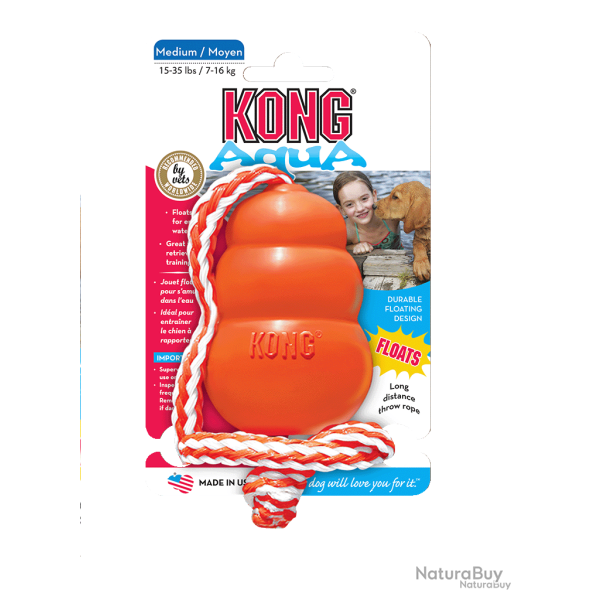 KONG Aqua - Ref KONGCK2E - EAN 0035585111254 - Livraison rapide