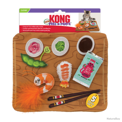 KONG Pull-A-Partz Sushi - Ref KONGCPP9E - EAN 0035585459486 - Livraison rapide