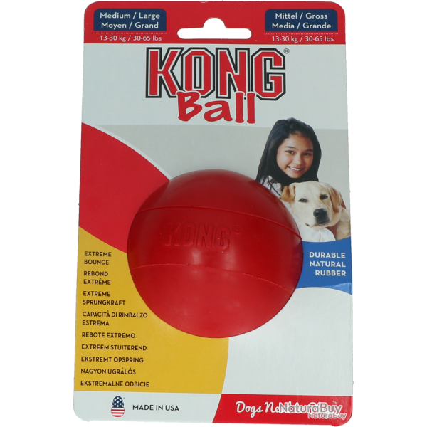 KONG Ball - Ref KONGKB1E - EAN 0035585181127 - Livraison rapide