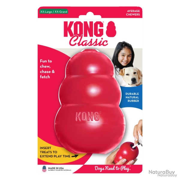 KONG Classic - Ref KONGKKE - EAN 0035585111414 - Livraison rapide