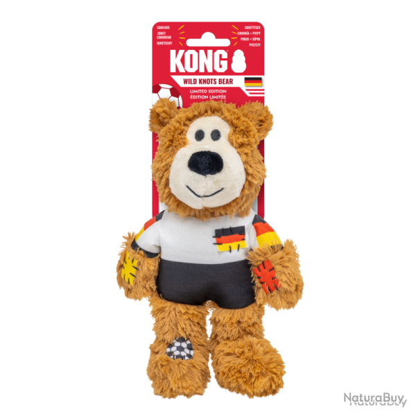 KONG Wild Knots Sport Bear - Ref KONGNKRS32 - EAN 0035585539003 - Livraison rapide