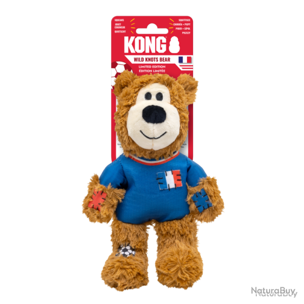 KONG Wild Knots Sport Bear - Ref KONGNKRS34 - EAN 0035585539027 - Livraison rapide