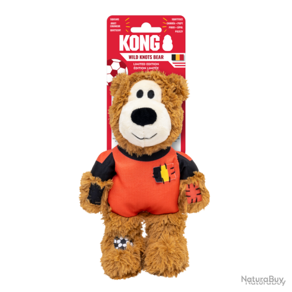 KONG Wild Knots Sport Bear - Ref KONGNKRS46 - EAN 0035585539133 - Livraison rapide