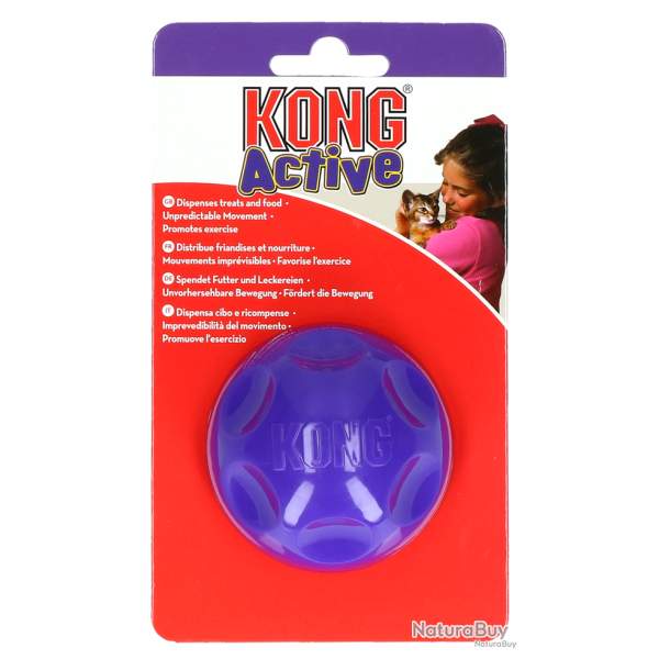 KONG Cat Treat Dispensing Ball - Ref KONGPE4E - EAN 0035585277011 - Livraison rapide