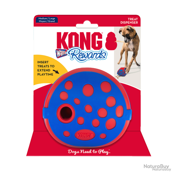 KONG Rewards Wally - Ref KONGPEPW2E - EAN 0035585498270 - Livraison rapide