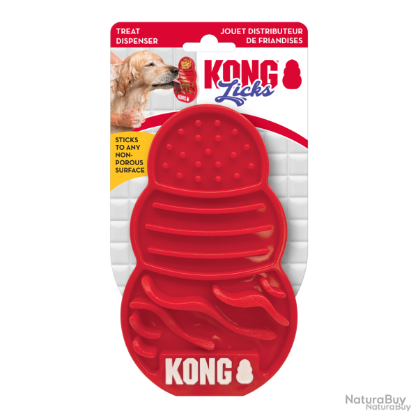 KONG Licks Treat Dispenser - Ref KONGPLP1E - EAN 0035585523095 - Livraison rapide