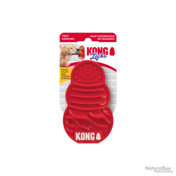 KONG Licks Treat Dispenser - Ref KONGPLP3E - EAN 0035585523088 - Livraison rapide