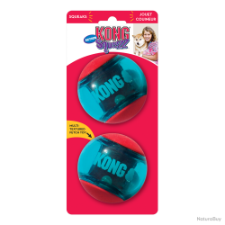 KONG Squeezz&reg; Action Ball Red - Ref KONGPSA13E - EAN 0035585464022 - Livraison rapide