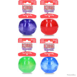 KONG Squeezz&reg; Ball Assorti - Ref KONGPSB1E - EAN 0035585032016 - Livraison rapide