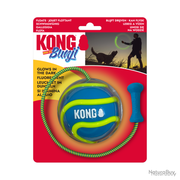 KONG Bunji High-Viz Ball Assorted - Ref KONGPSVHZ1E - EAN 0035585529226 - Livraison rapide