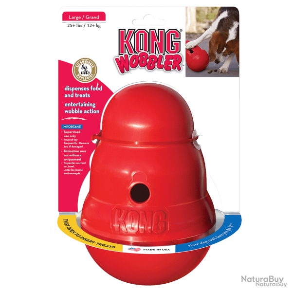 KONG Wobbler - Ref KONGPW1E - EAN 0035585034003 - Livraison rapide