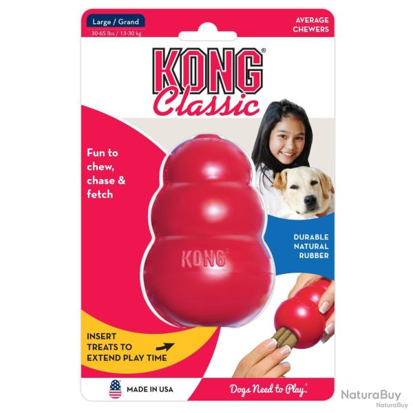 KONG Classic - Ref KONGT1E - EAN 0035585111117 - Livraison rapide