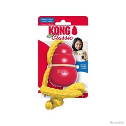 KONG Classic with Rope - Ref KONGT2FE - EAN 0035585356075 - Livraison rapide