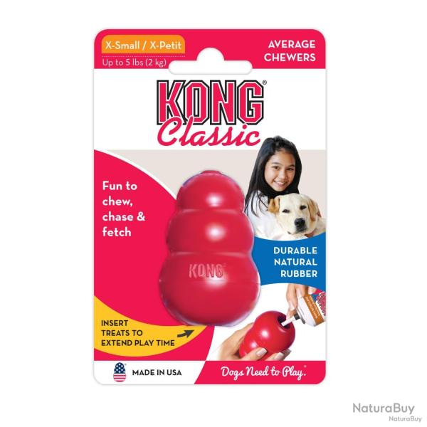 KONG Classic - Ref KONGT4E - EAN 0035585125008 - Livraison rapide